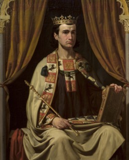 Portrait of Alfonso X (1221-1284), King of Castile, León and Galicia.
