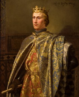 Portrait of Peter I (1334-1369), the king of Castile and León.