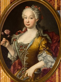 Portrait of Infanta Barbara of Portugal (1711-1758).