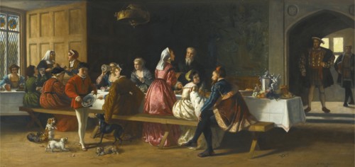 Anne Boleyn and Henry Percy.