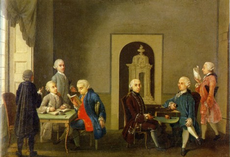 The Meeting of the Accademia dei Pugni (Academy of Fists).