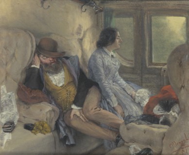 In A Railway Carriage (After A Night's Journey).