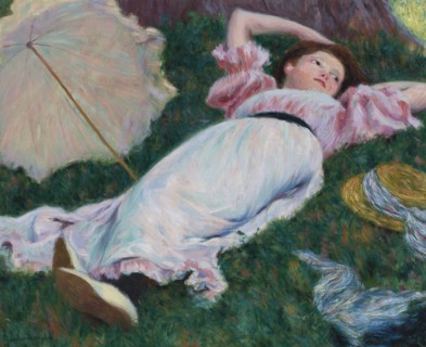 Reclining woman.
