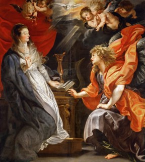 The Annunciation.