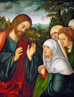 Christ's farewell to the holy women.