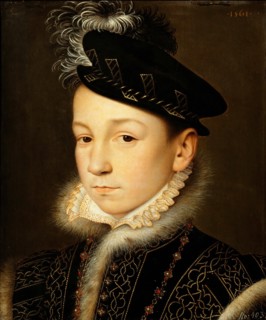 Portrait of King Charles IX of France (1550-1574).