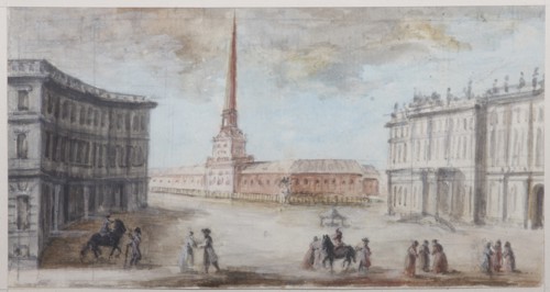 The Palace Square in Saint Petersburg.