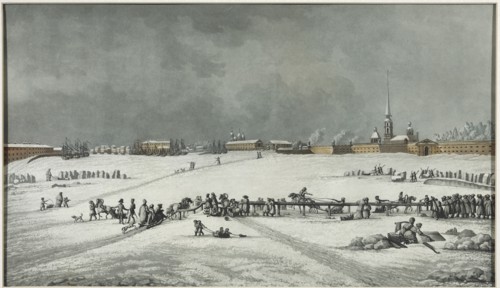 View of the Peter and Paul Fortress.