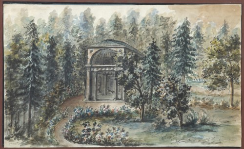 Pavilion in memory of Frederica, sister of Empress Maria Feodorovna, in Pavlovsk.