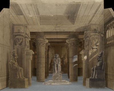 Set design for the Opera Aida by Giuseppe Verdi, Paris, Théâtre national de l'Opéra, 22.03.1880, 188