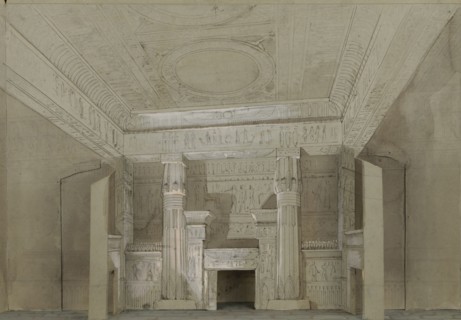 Set design for the Opera Aida by Giuseppe Verdi, Paris, Théâtre national de l'Opéra, 22.03.1880, 188