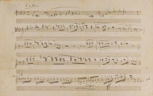 The autograph manuscript: Opera Otello, 1887.