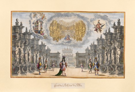 Scene from the opera Il pomo d'oro (The Golden Apple) of A. Cesti to the wedding of Leopold I and Ma