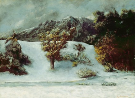 Winter Landscape with the Dents du Midi, 1876.