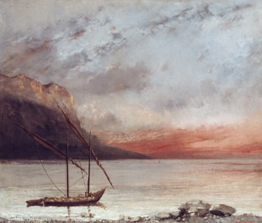 Sunset over Lake Leman, 1874.