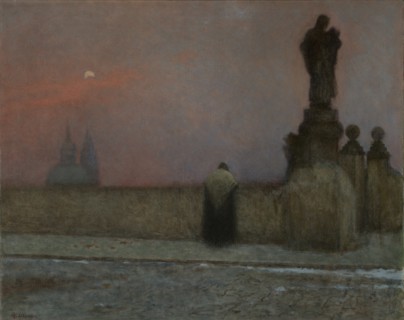Early Evening in Hradcany, 1910-1915.