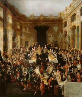 Court Banquet to celebrate the Engagement of Archduchess Marie Christine to Prince Albert of Saxony,