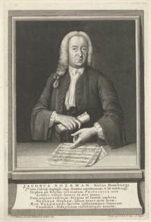 Portrait of the Composer Jacob Nozeman (1693-1745), 1745.