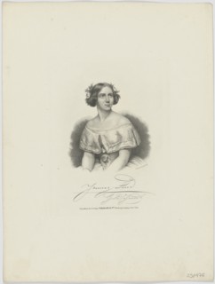 Portrait of the Soprano Jenny Lind (1820-1887), 1850s.
