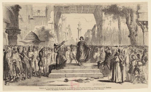 Opera Jérusalem by Giuseppe Verdi, on 26 November 1847 by the Paris Opera at the Salle Le Peletier (