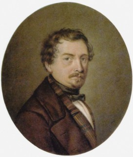 Portrait of the librettist Salvatore Cammarano (1801-1852), .