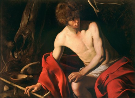 Saint John the Baptist in the Wilderness, ca 1604.
