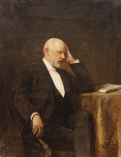 Portrait of the composer Pyotr Ilyich Tchaikovsky (1840-1893), 1894.