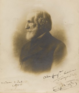 Portrait of the Composer Giuseppe Verdi (1813-1901), c. 1900.