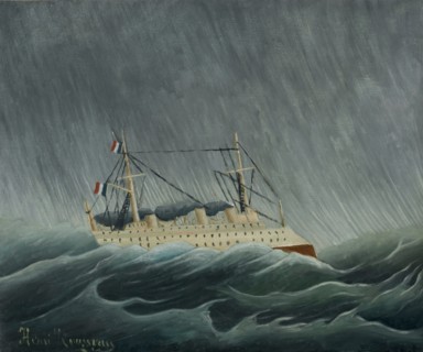 The Ship in the Tempest, ca 1899.