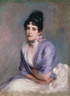 Portrait of Elizabeth Lily Millet, née Merrill (1853-1932), ca 1885.