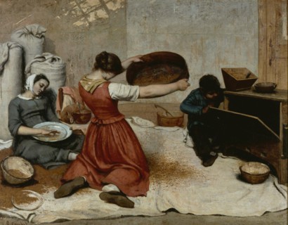The Wheat Sifters (Les Cribleuses de Blé), 1854.