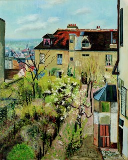 Jardin de la maison d'Utrillo, 1913.