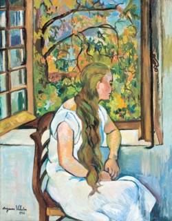 Germaine Utter at her window, 1926.