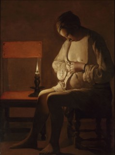 Woman Catching Fleas, ca 1638.