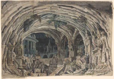 Aula Sepulcrale, 1830s.