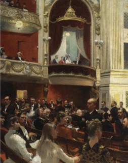 An Evening at the Royal Theatre, Copenhagen, 1887-1888.