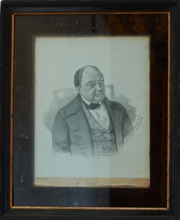 Mikhail Semyonovich Shchepkin (1788-1863), 1845.