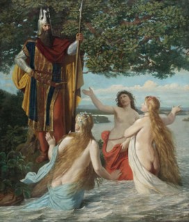 Hagen and the Rhinemaidens, c. 1916.