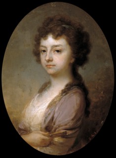 Portrait of Nadezhda Ilyinichna Lvova, née Berezina, 1790s.