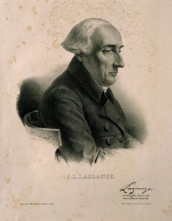 Portrait of the mathematician Joseph-Louis Lagrange (1736-1813).