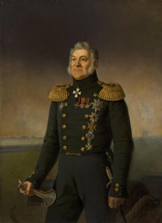 Portrait of Admiral Login Petrovich Heiden (1773-1850), 1877.