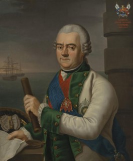 Portrait of Admiral Grigory Andreyevich Spiridov (1713-1790), Early 19th cen.