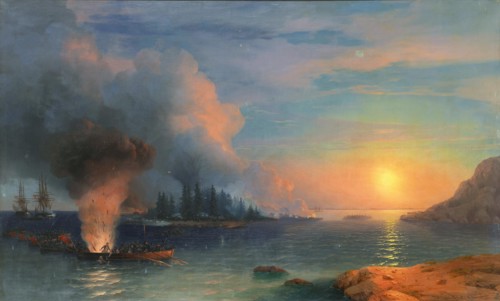 The Battle of Bomarsund, 1858.