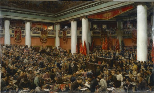 The festive opening of the Second Congress of the Communist International (Comintern), 1920-1924.