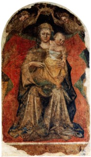 The Virgin and Child with two Angels.