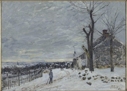 Snow at Veneux-Nadon, c. 1880.