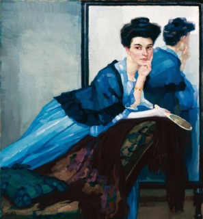 Lady in Blue, 1908.