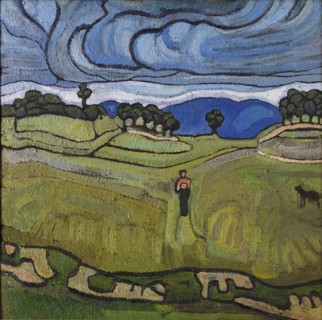 Paesaggio animato, 1915-1916.