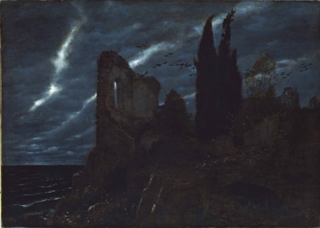 Ruin at the sea, 1880.