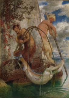 Two fishing Pans, 1874.